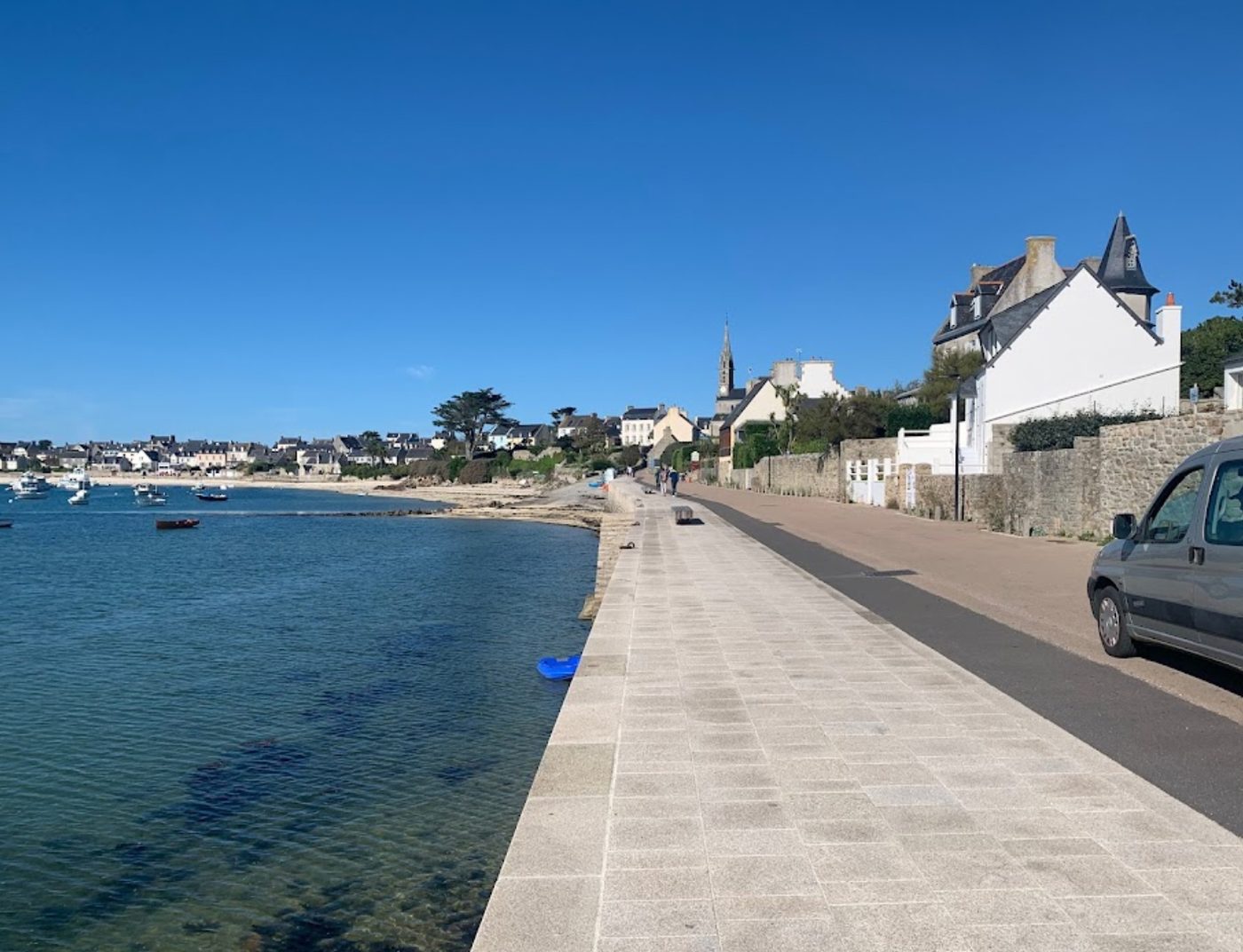 Île de Batz — Le trait d'union vers le bourg