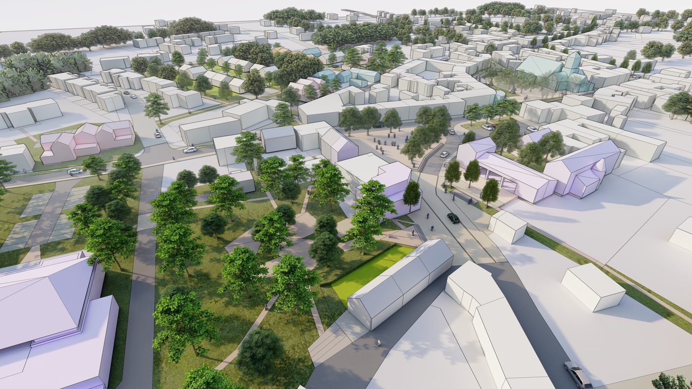 Langonnet — Un projet pour demain, projet paysager par Atelier Nāga