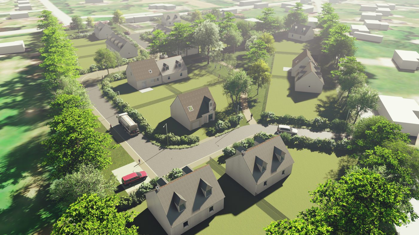 Le Moustoir — Un hameau en développement, projet paysager par Atelier Nāga