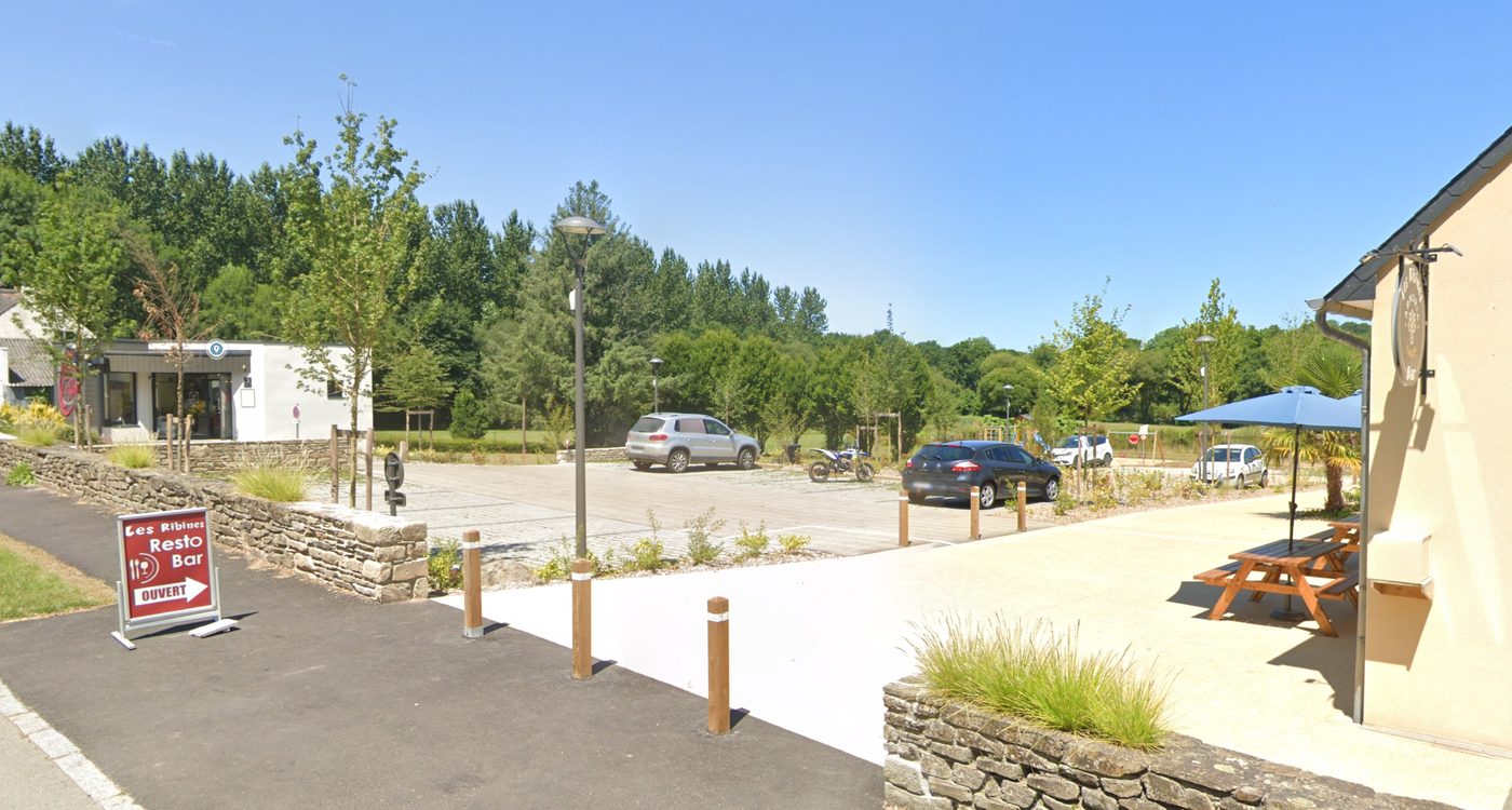 Le Moustoir — Les chemins vers le bourg, projet paysager par Atelier Nāga