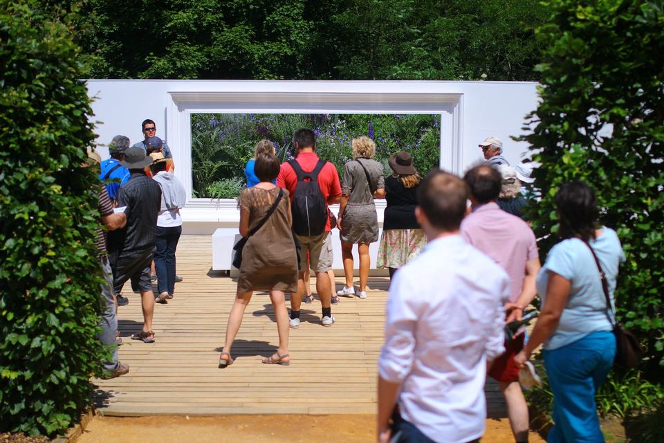 Chaumont-sur-Loire, Le Jardin « Nuances » : vue 2