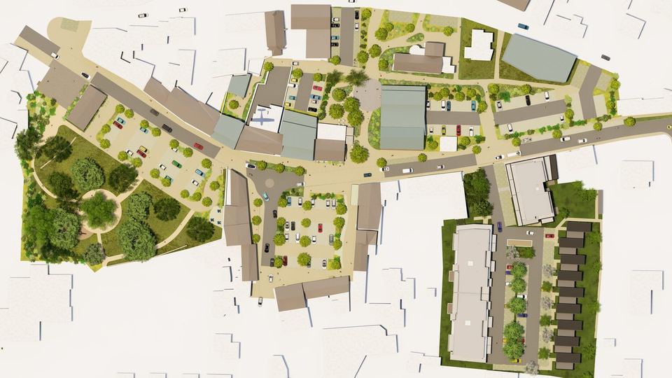 Grand Champ, Aménagement du centre bourg : vue 8