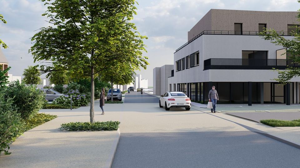 Grand Champ, Aménagement de la rue de la Poste : vue 4