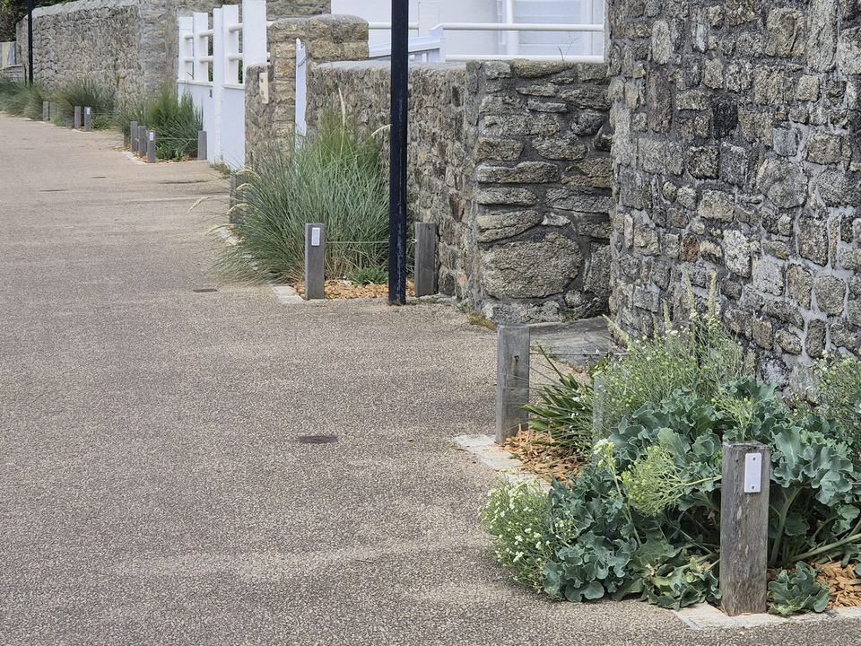 Île de Batz, Le trait d'union vers le bourg : vue 4