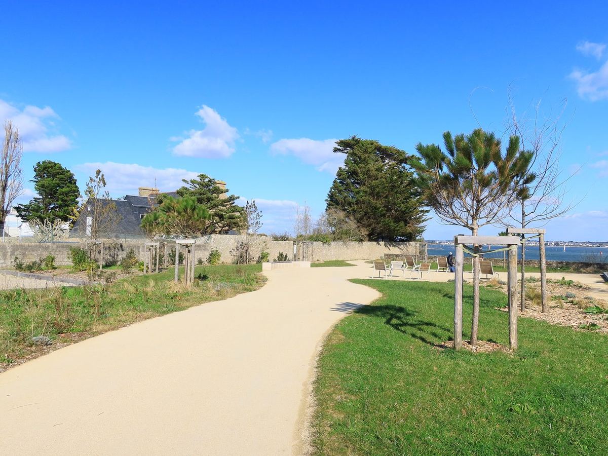 Larmor Plage, Renaturation des dunes : vue 1