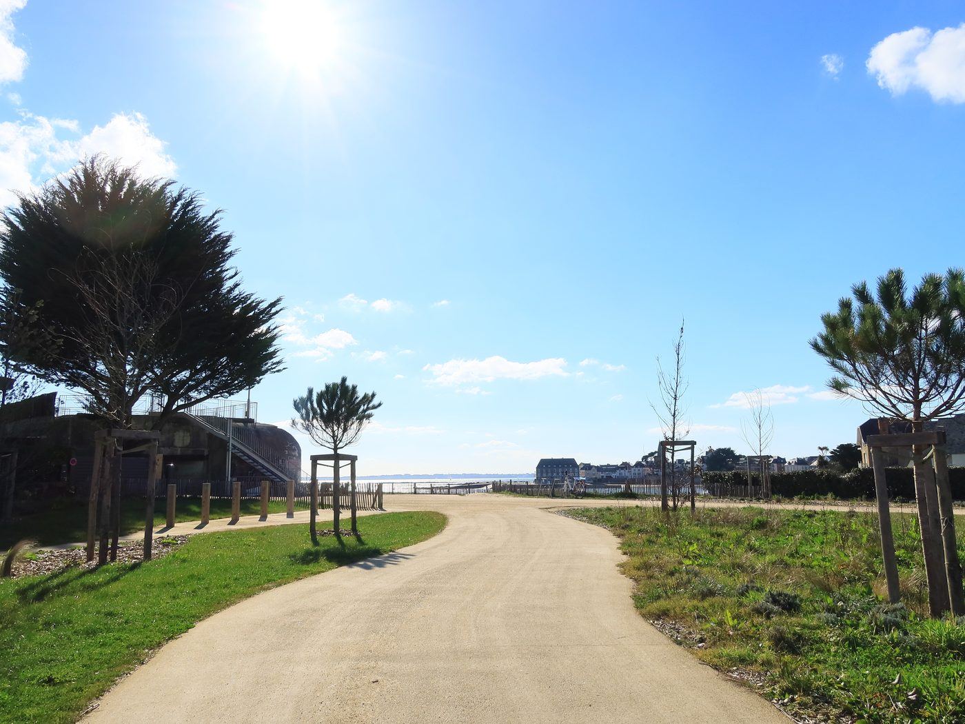 Larmor Plage, Renaturation des dunes : vue 2
