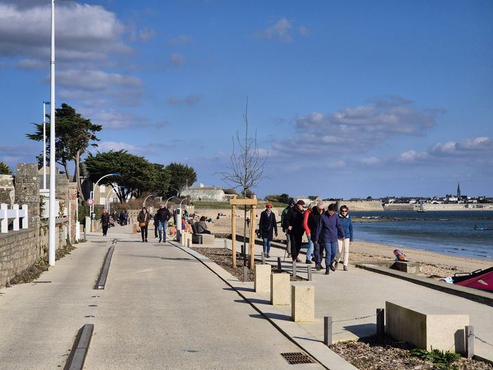 Larmor-Plage, Aménagement de bord de mer
