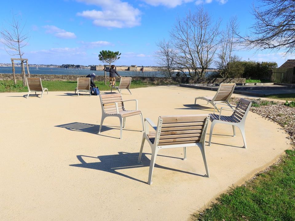 Larmor-Plage, Aménagement de bord de mer : vue 4