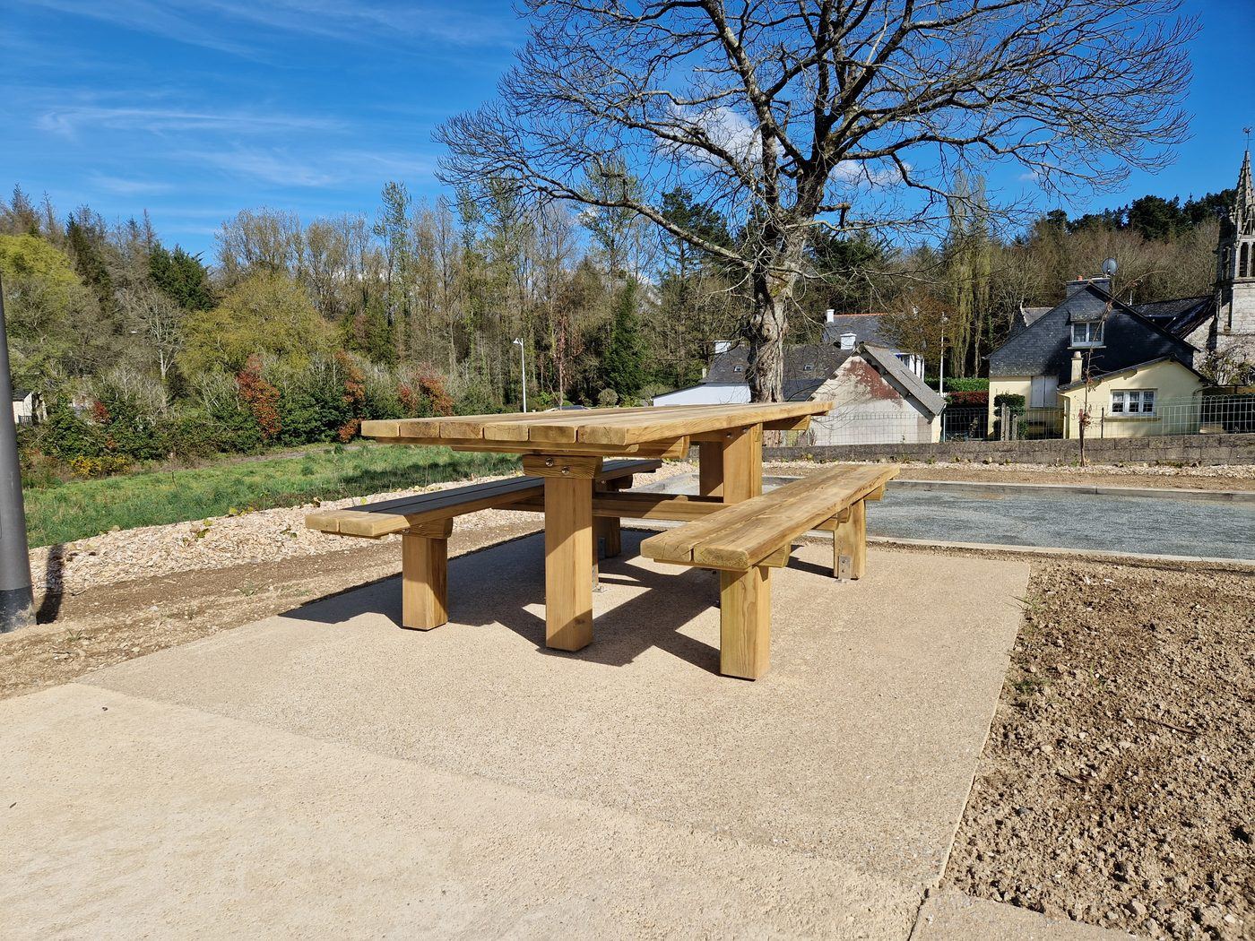 Le Moustoir, Les chemins vers le bourg : vue 2