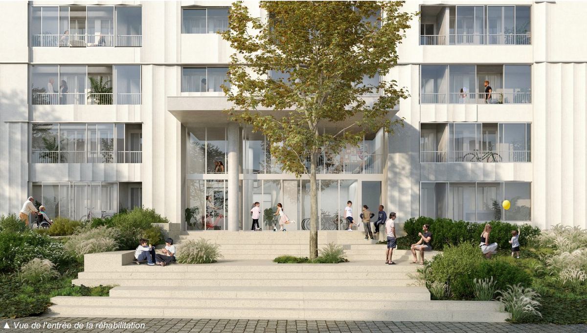 Lorient, Quartier du Bois du Château (Lauréat du concours) : vue 1
