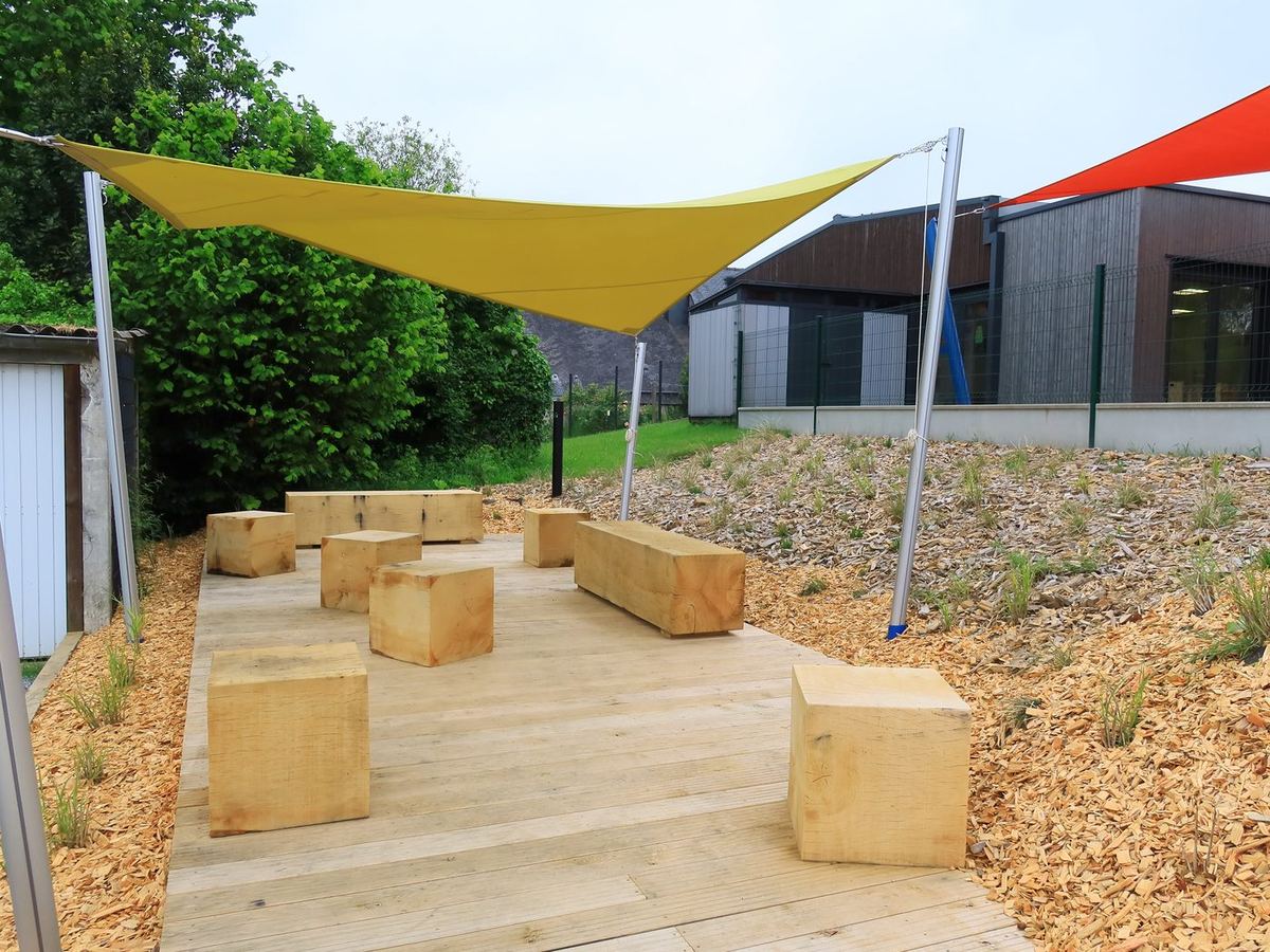 Merdrignac, Le parc urbain : vue 1