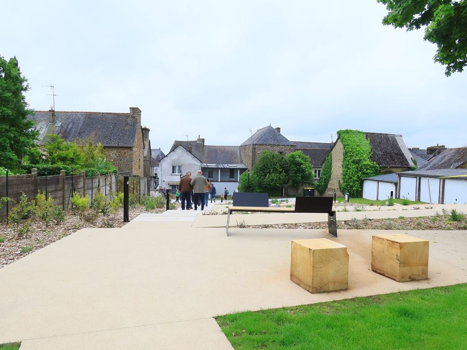 Merdrignac, Le parc urbain : vue 5