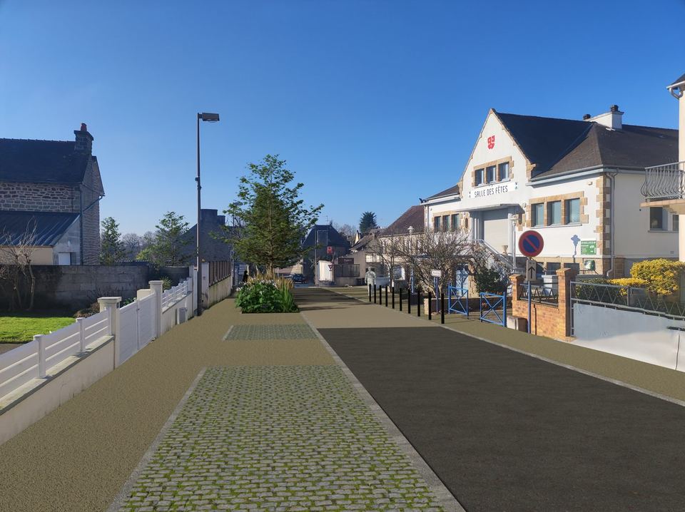 Plémet, Redéfinition du centre bourg : vue 4