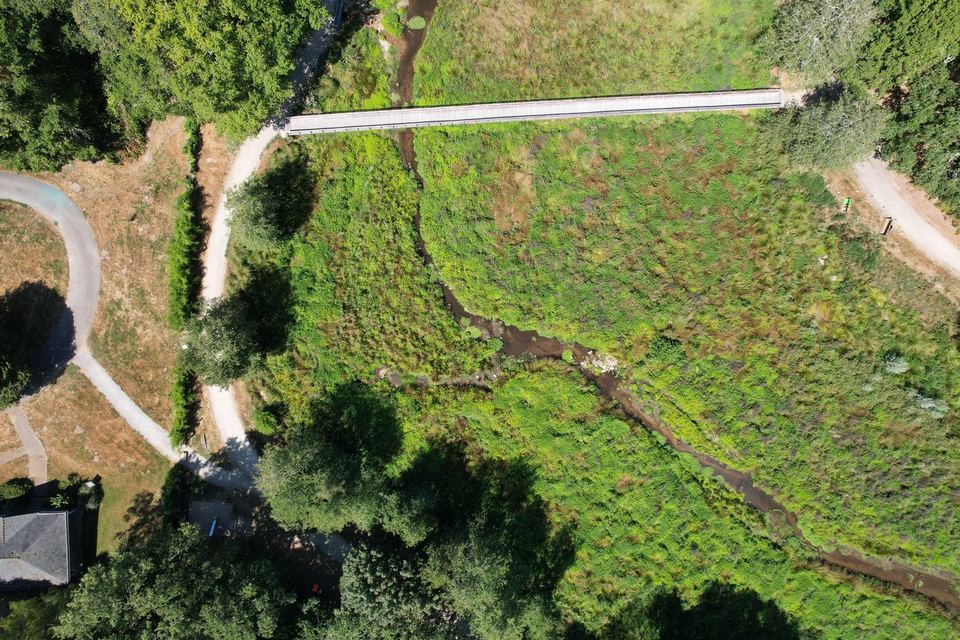 Questembert, Réalisation de passerelles : vue 14
