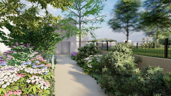 CHBA | Vannes, Jardin entre éveil et mobilités