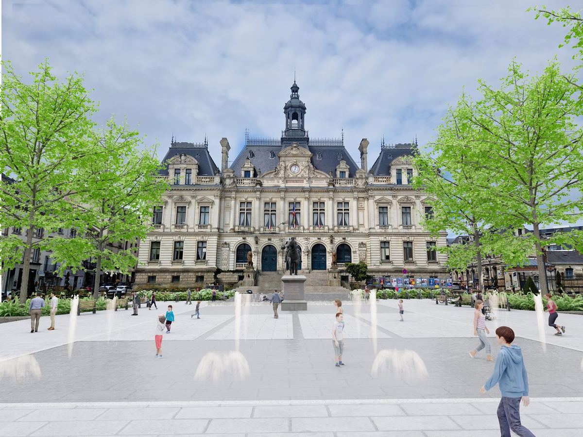 Vannes, Îlot de fraîcheur en ville : vue 1