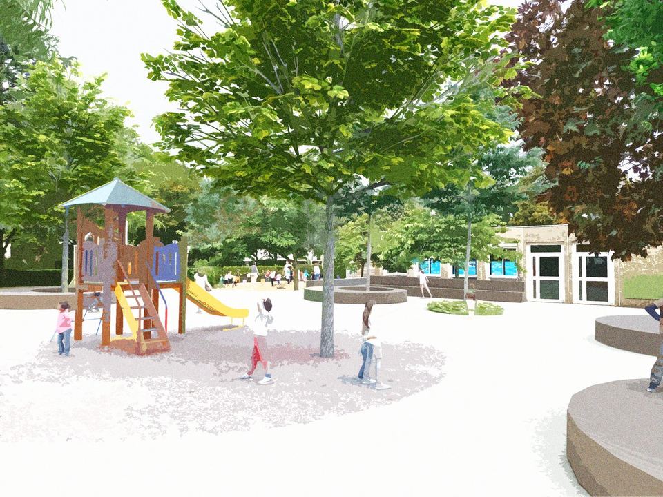 Vannes, La nature à l'école — École Prévert : vue 3
